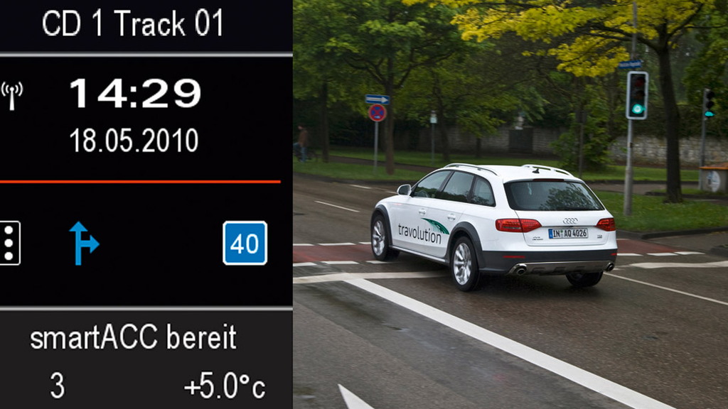 Audi Travolution traffic system