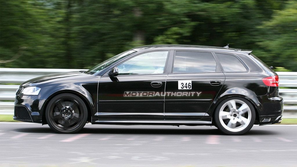 2011 Audi RS3 spy shots