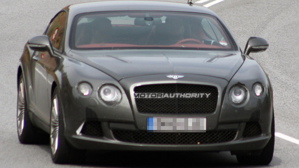 2011 Bentley Continental GT facelift spy shots