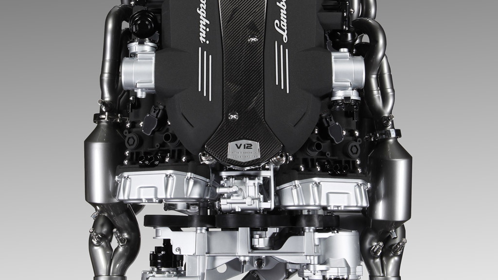 Lamborghini Aventador's 6.5-liter V-12 and ISR transmission
