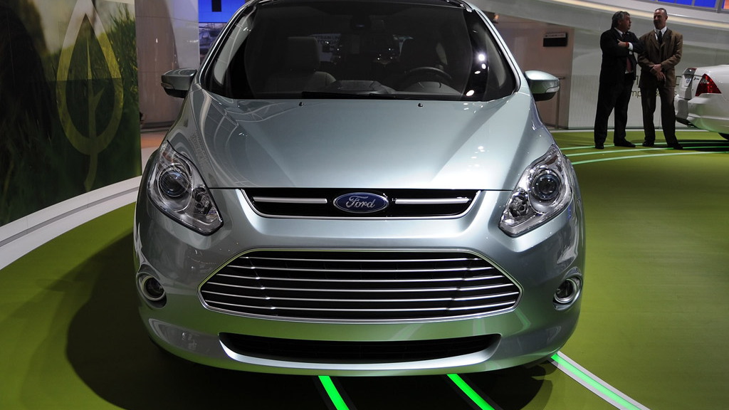 2011 Ford C-Max Energi Plug-In Hybrid Concept live photos. Photo by Joe Nuxoll.