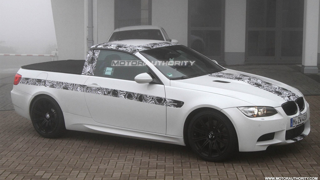 BMW M3 pickup spy shots