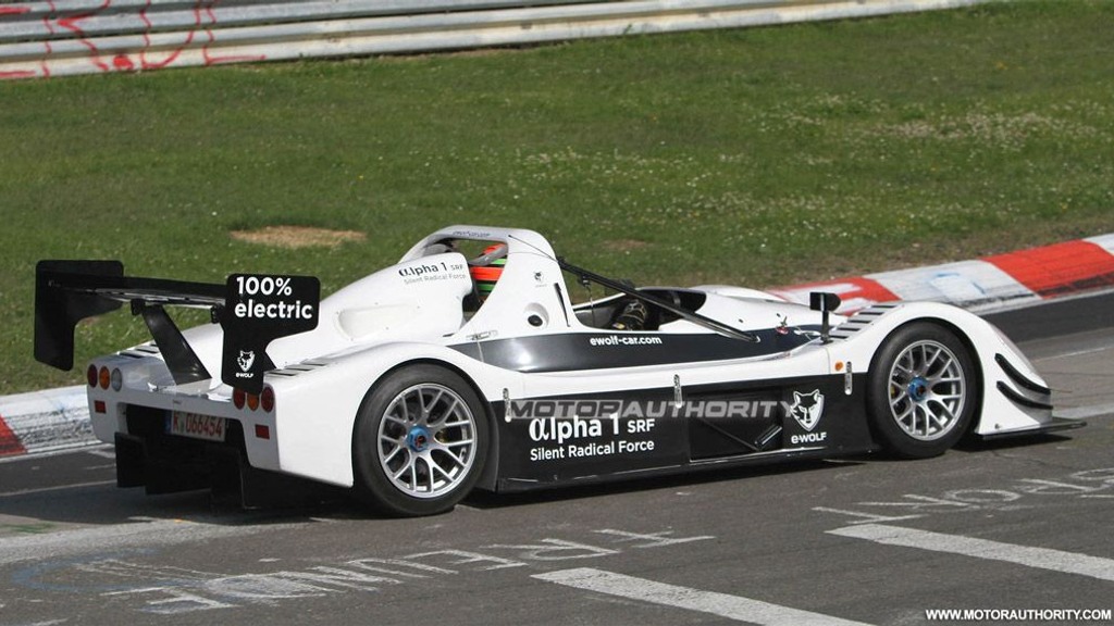 eWolf Alpha 1 SRF Electric Track Car Spy Shots