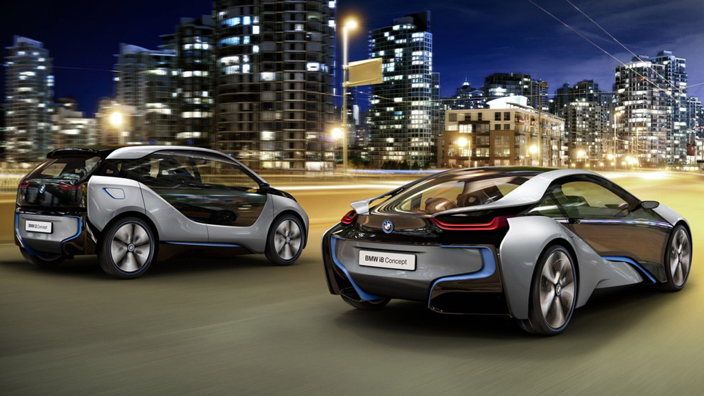 bmw i3 electric car and bmw i8 plug in hybrid overview