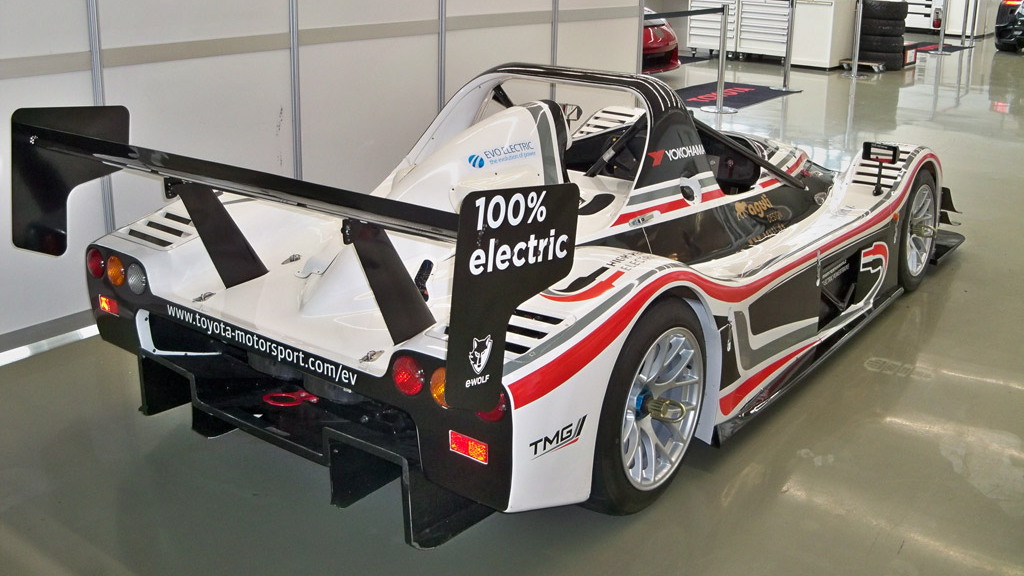 Toyota electric race car prototype live photos - Copyright High Gear Media