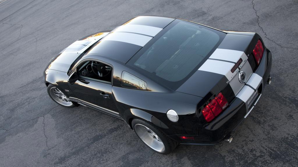 Shelby wide-body kit designed for 2005-2009 Ford Mustangs