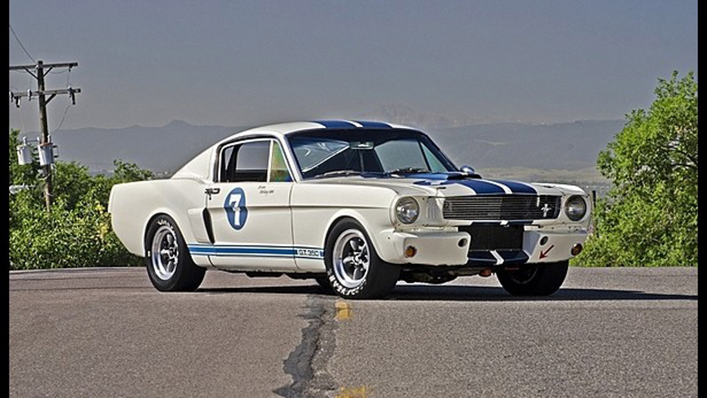 1965 Shelby Mustang GT350 once owned by Sir Stirling Moss - Image: Mecum Auctions