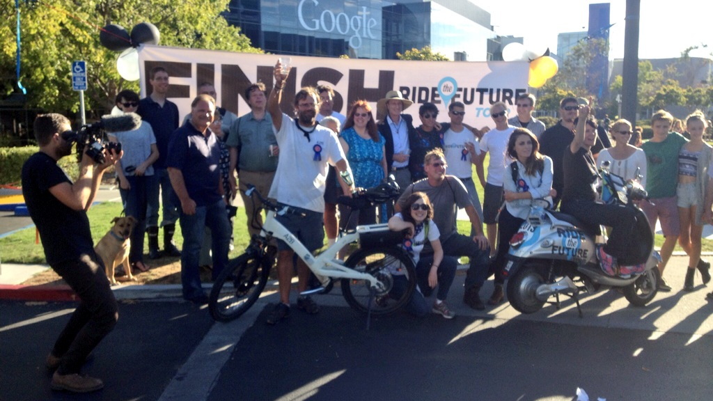 Ride The Future electric vehicle tour ends at Google HQ (Photos: Morgan Vanderwall)