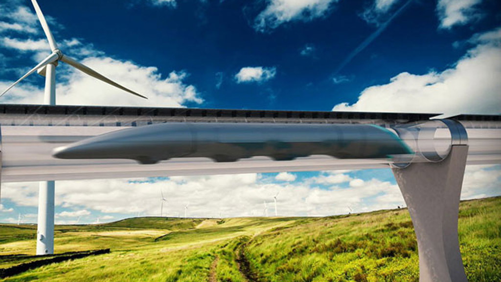 Hyperloop concept - Image via Hyperloop Transportation Technologies