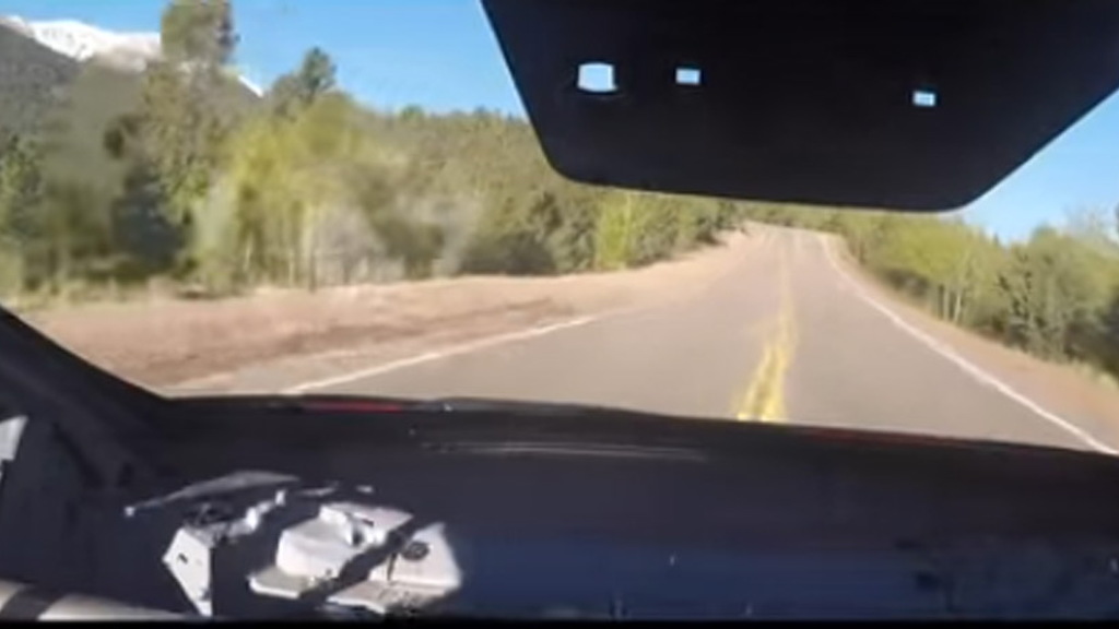 Faraday Future FF 91 protoype during the 2017 Pikes Peak International Hill Climb