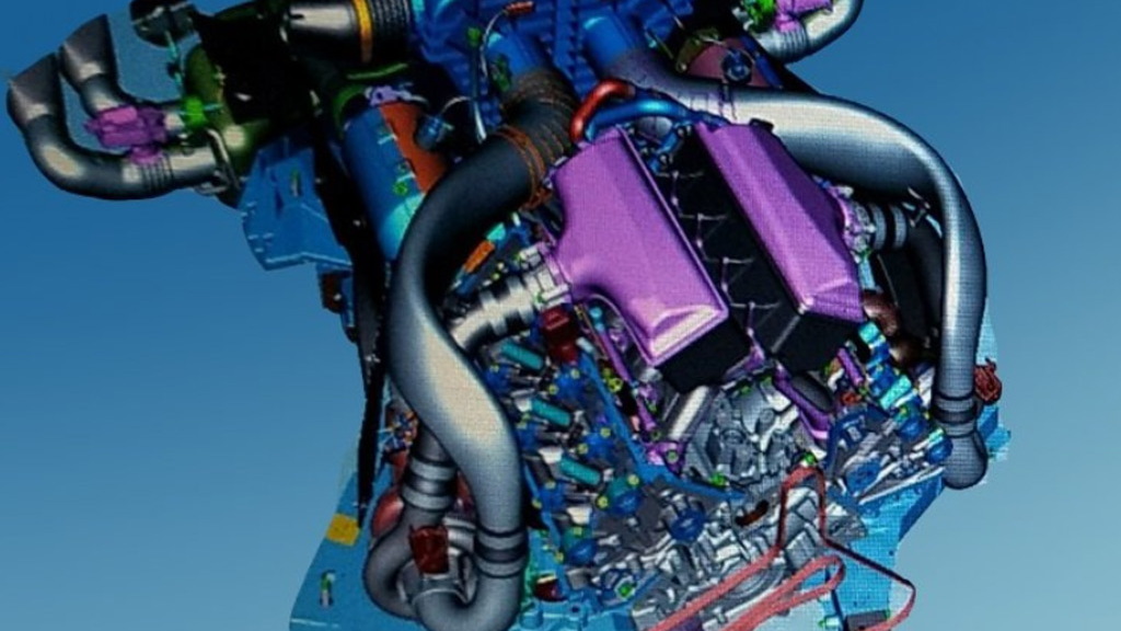 CAD images of the mid-engine Chevrolet Corvette - Image via Michael Accardi