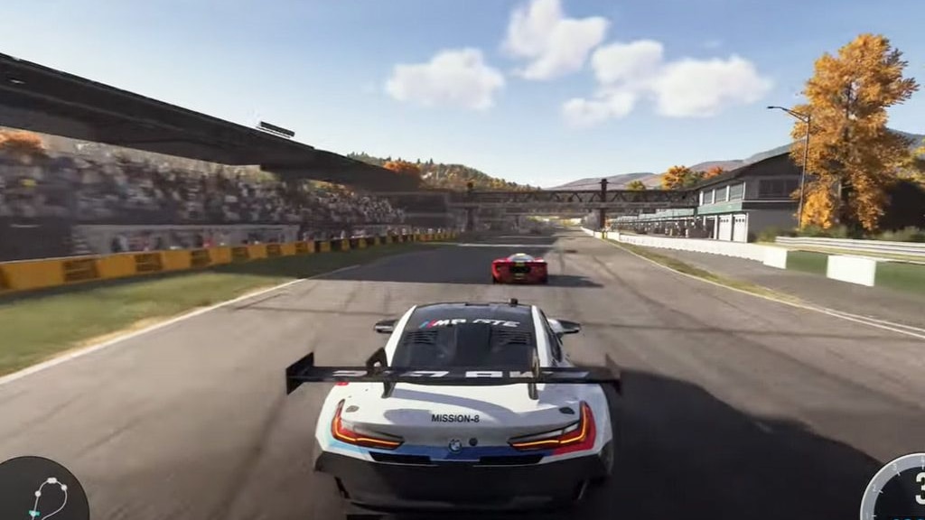 Scene from “Forza Motorsport” video game
