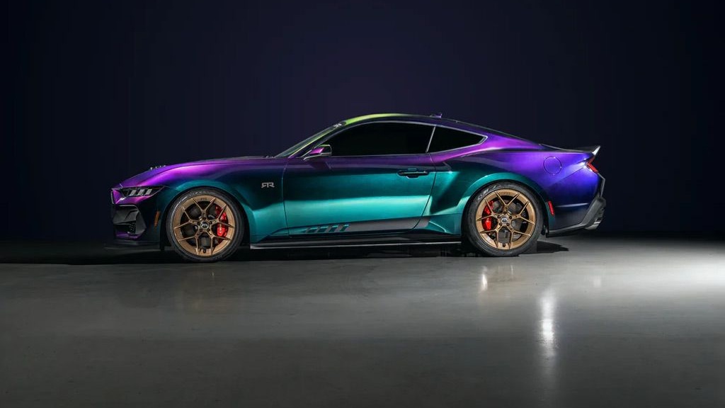 2024 Ford Mustang RTR with Mystichrome paint finish