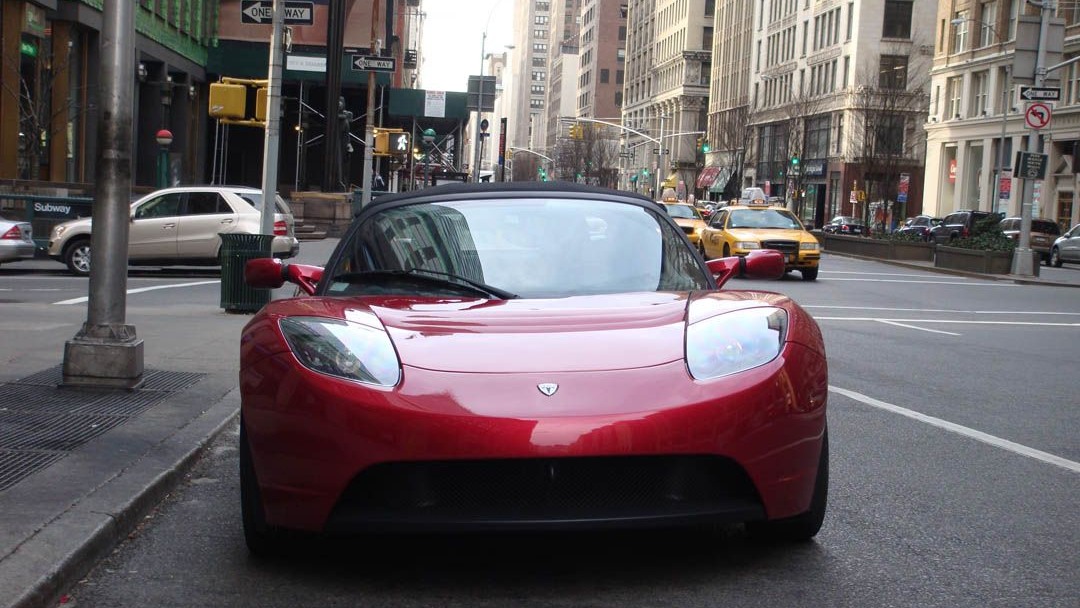 Tesla Roadster NYC