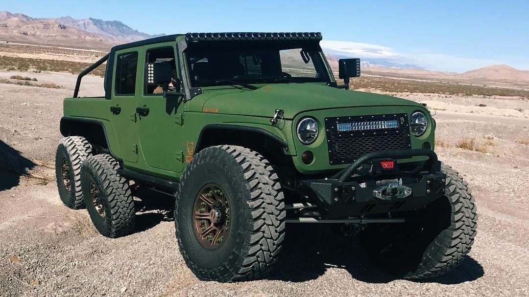 The LS3-powered Bruiser Conversions Jeep Wrangler 6x6