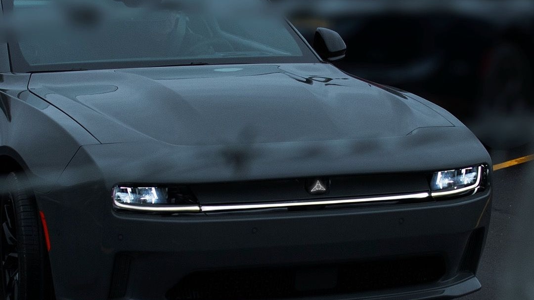 Teaser image of electric Dodge Charger successor