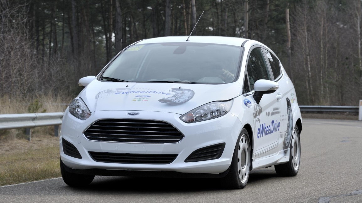 Ford and Schaeffler eWheelDrive electric Fiesta prototype