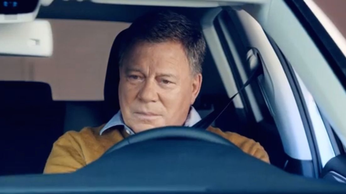 Volkswagen elctric-car ad with William Shatner and Leonard Nimoy.