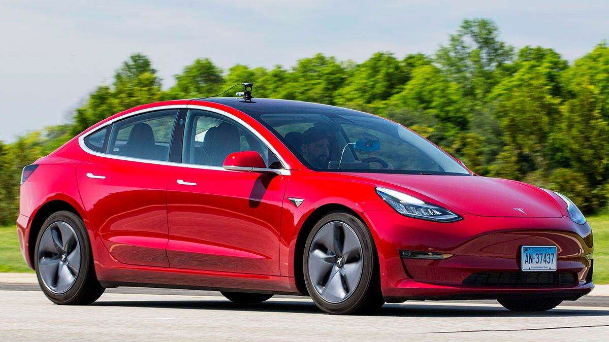 Consumer Reports tests Tesla Model 3 braking [CREDIT: Consumer Reports]