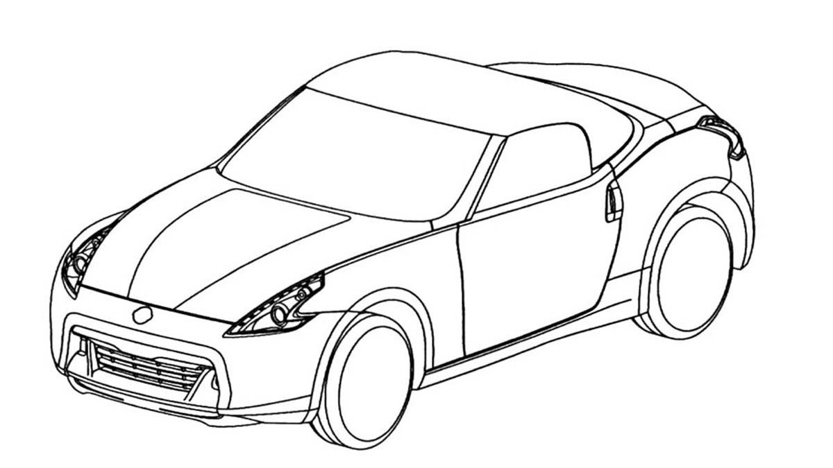 European trademark filing reveals Nissan 370Z Roadster sketches