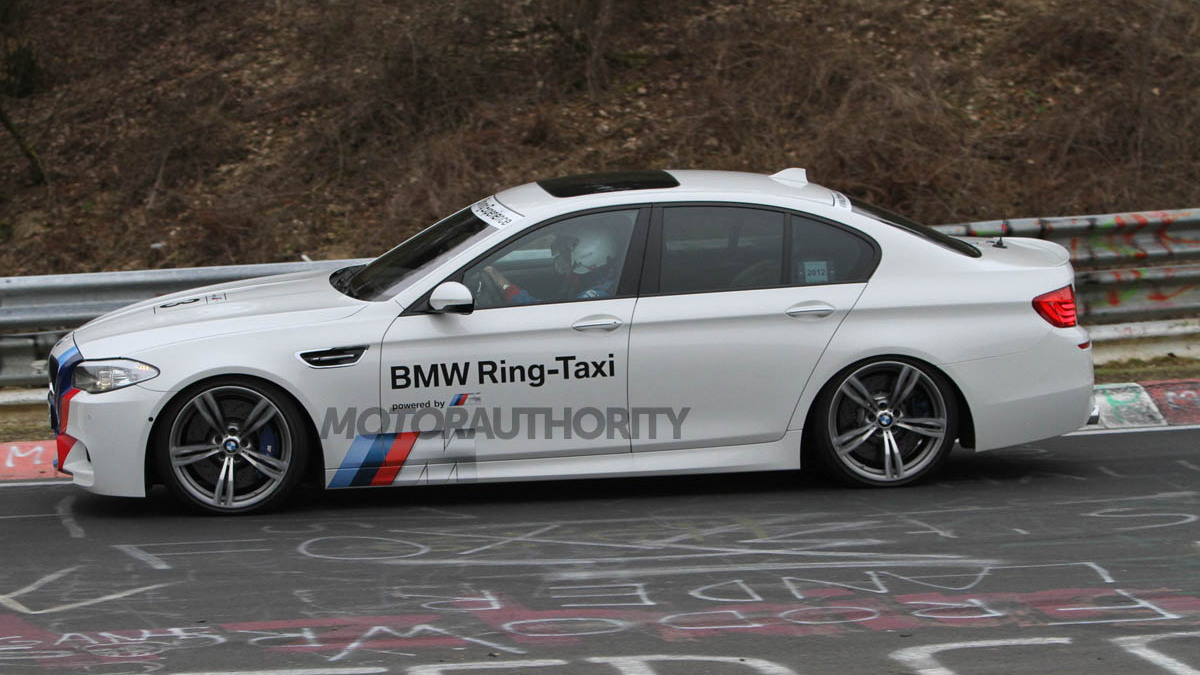 2013 BMW M5 Ring Taxi spy shots