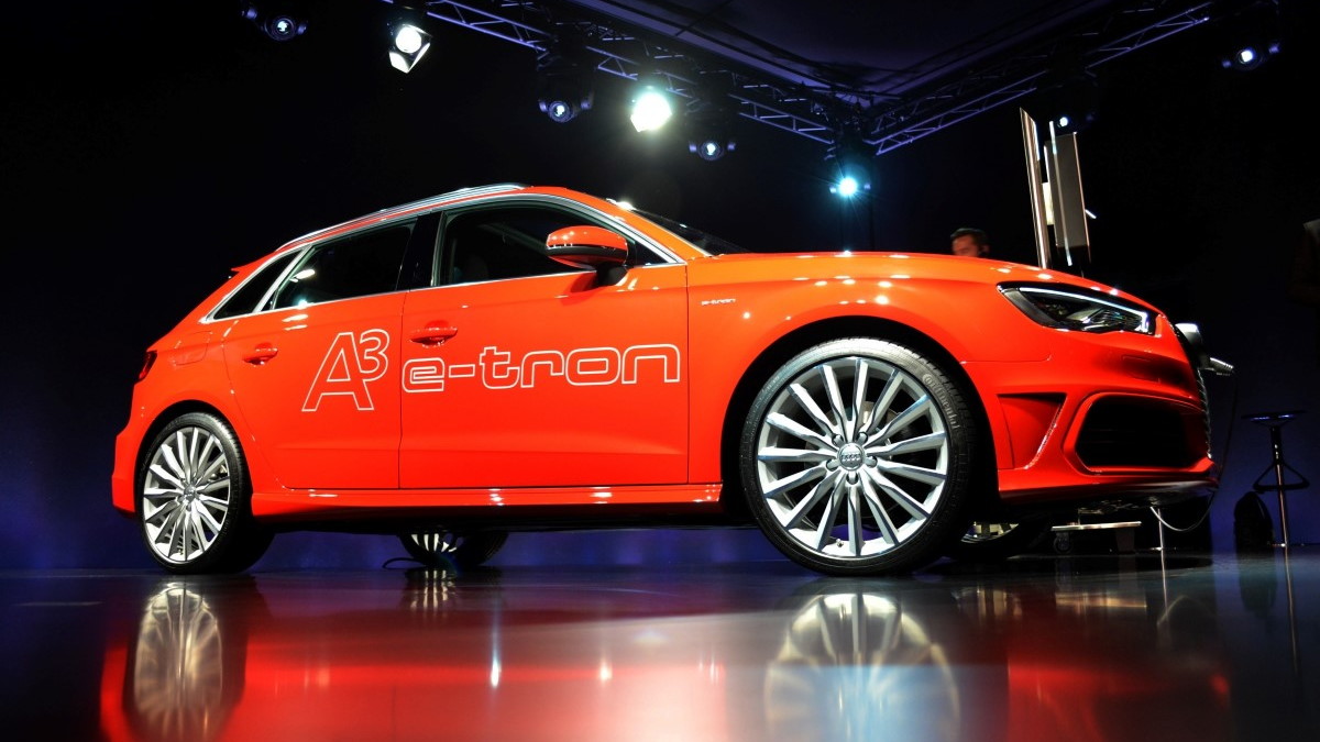 2014 Audi A3 e-tron plug-in hybrid presentation, Berlin