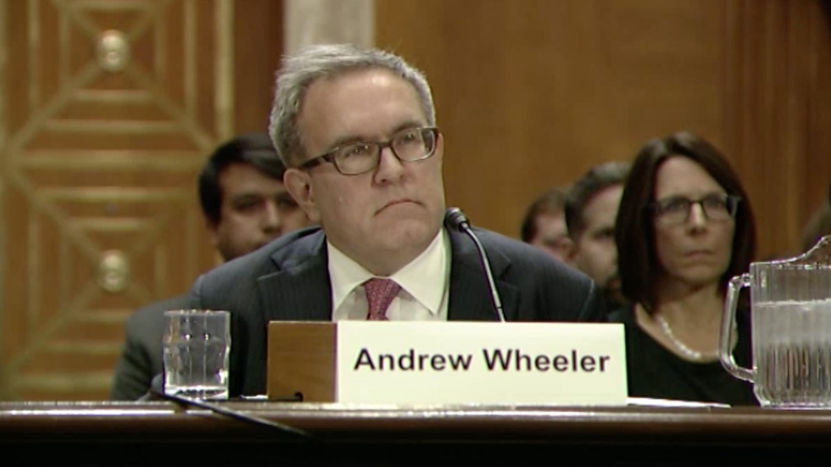 EPA Acting Administrator Andrew Wheeler
