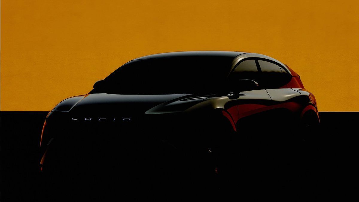 Lucid midsize SUV teaser