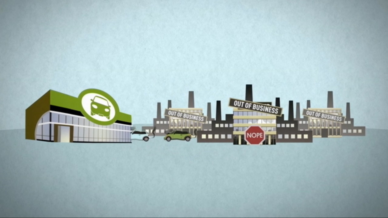 Frame from 'A Good Deal for All' video, by National Automobile Dealers Association (NADA), June 2014