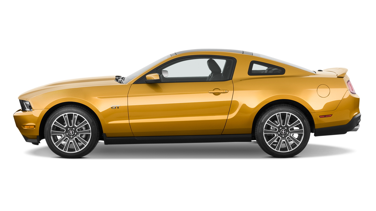 2010 Ford Mustang 2-door Coupe GT Premium Side Exterior View