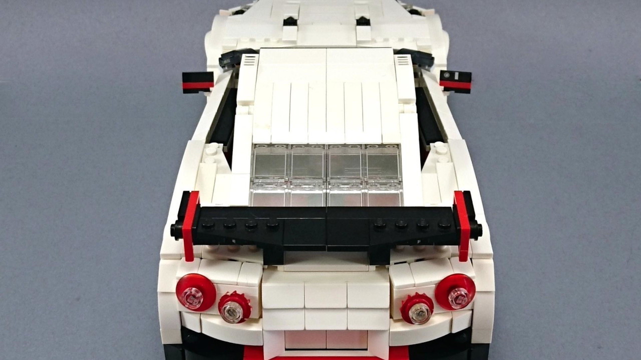 Nissan GT-R Nismo created with LEGO