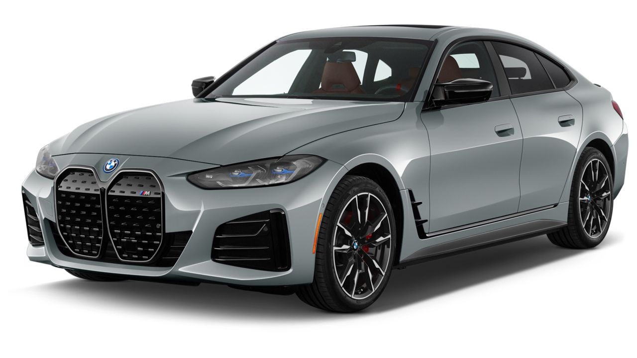 2026 BMW i4 M60 Gran Coupe Angular Front Exterior View