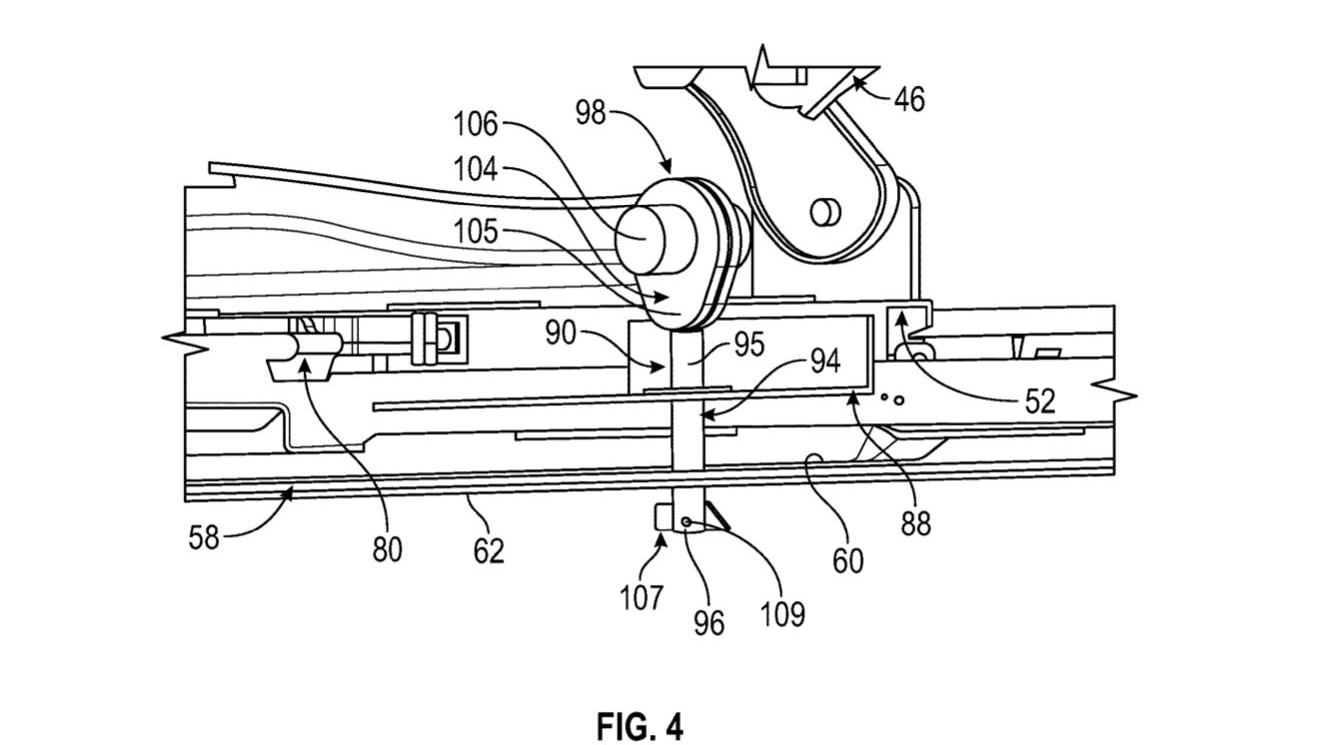 General Motors magnetic levitating seat patent image