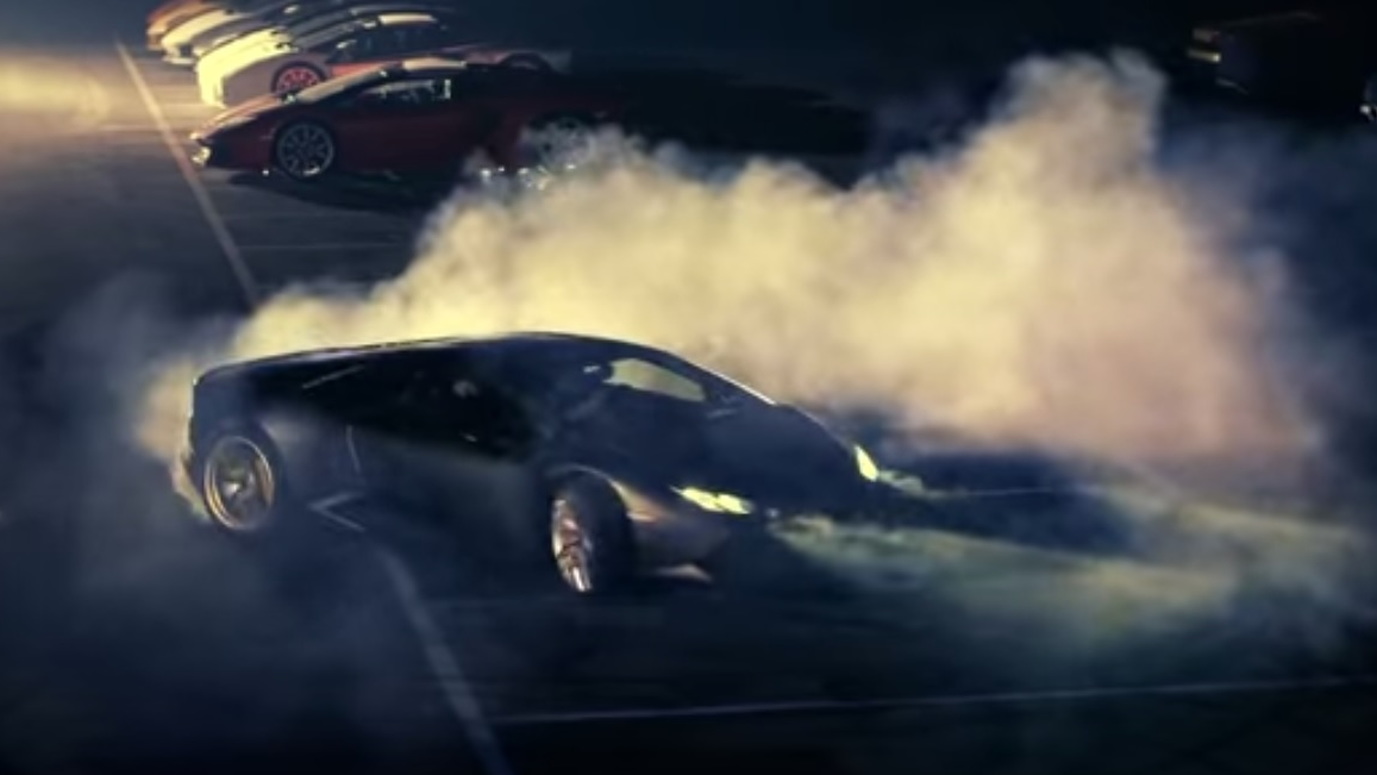 The Lamborghini Huracan LP 610-4 in its first official video
