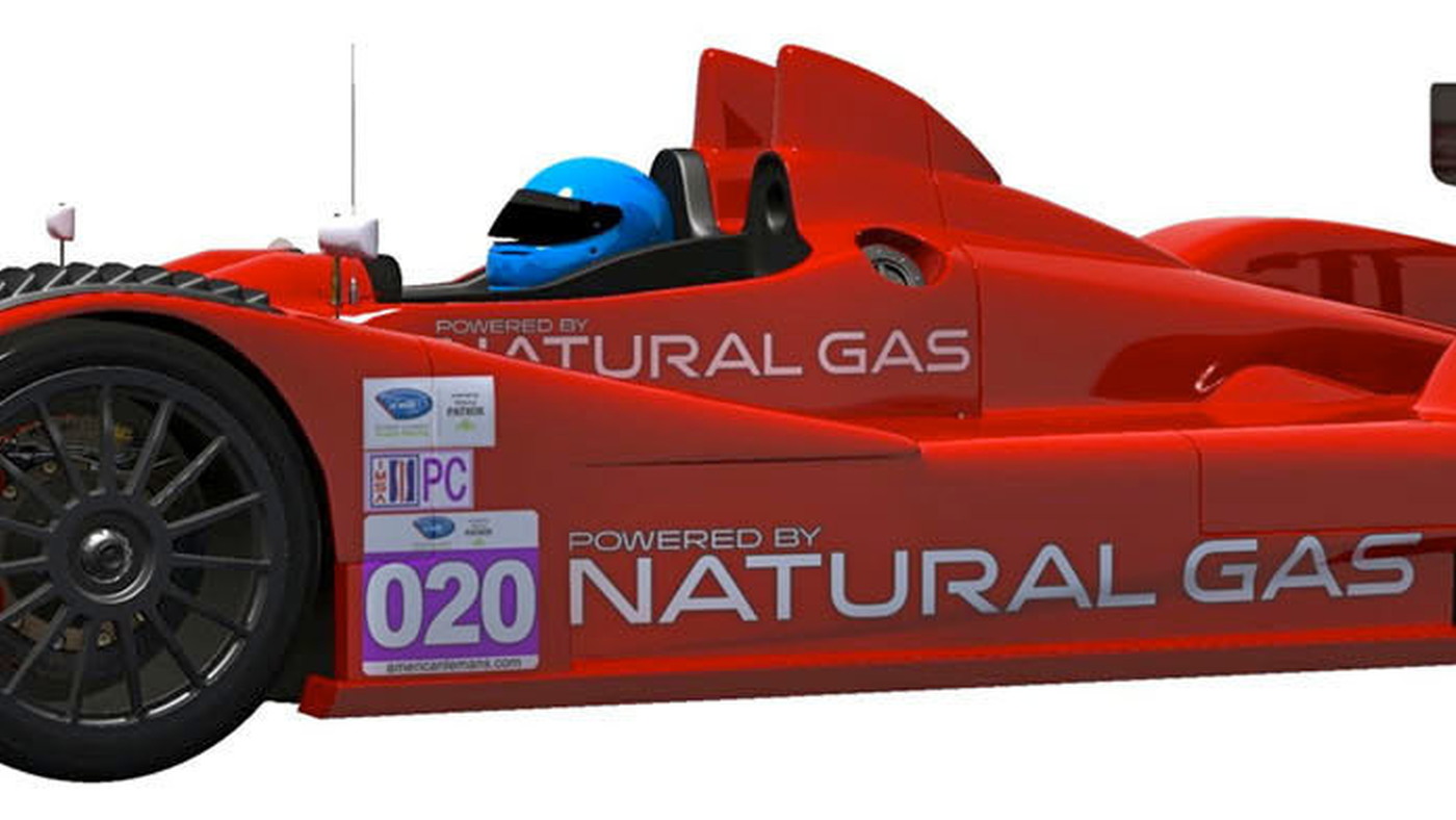 gas powered race car