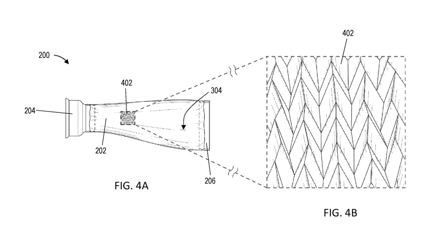 General Motors adaptive air intake patent image