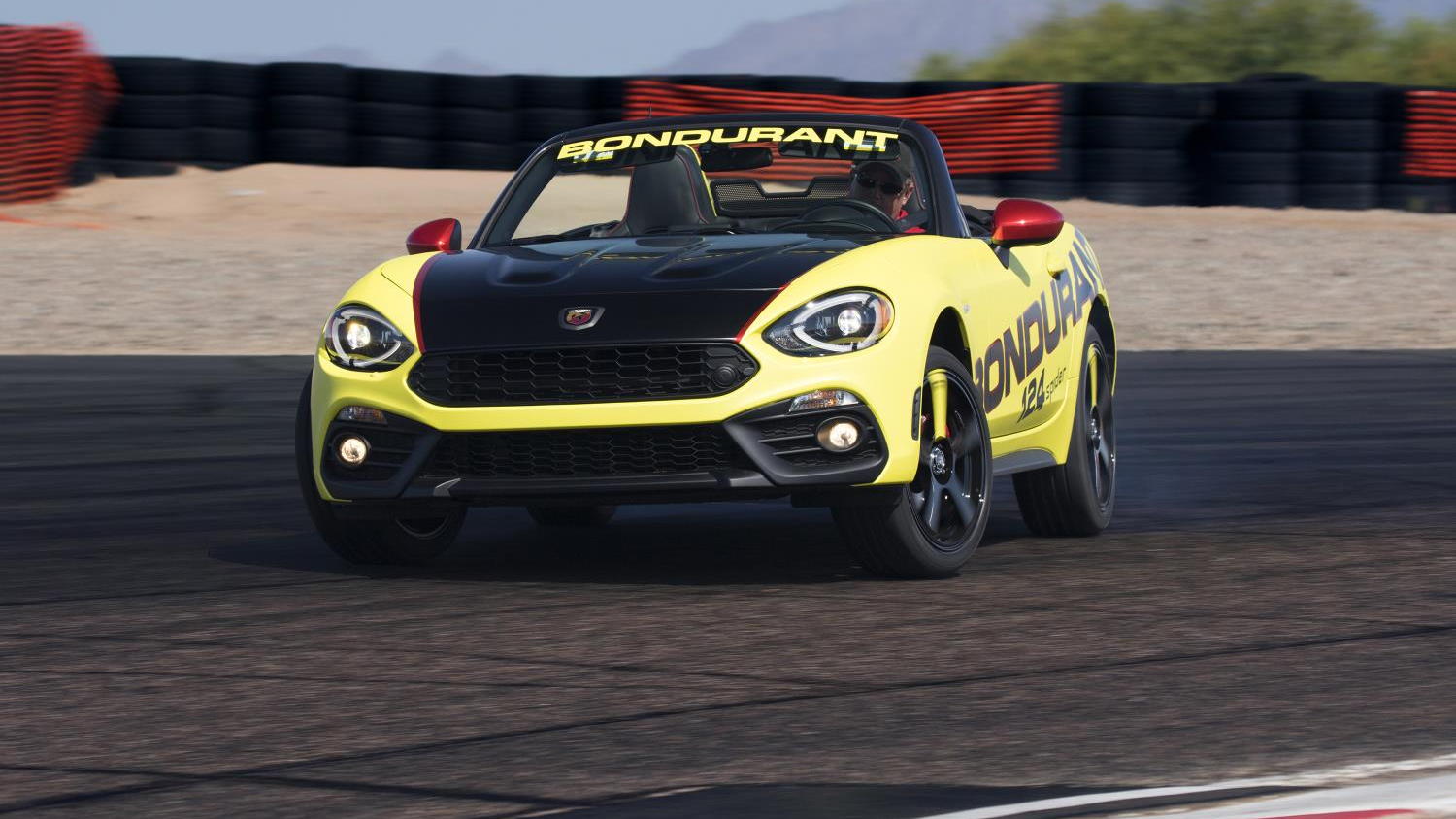 Fiat 124 Spider Abarth joins Bondurant for new Abarth Track Experience