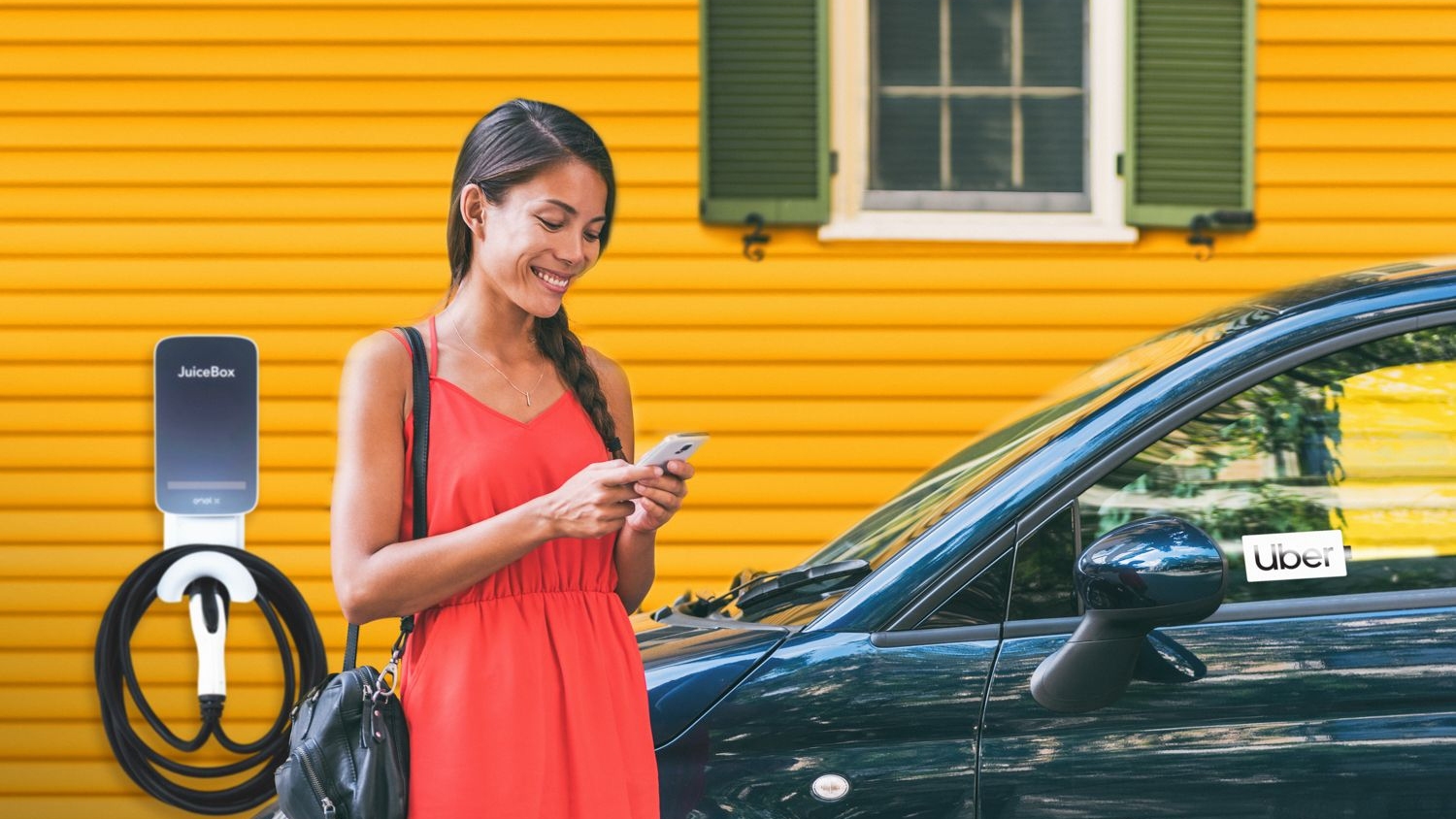 JuiceBox connected chargers and Uber