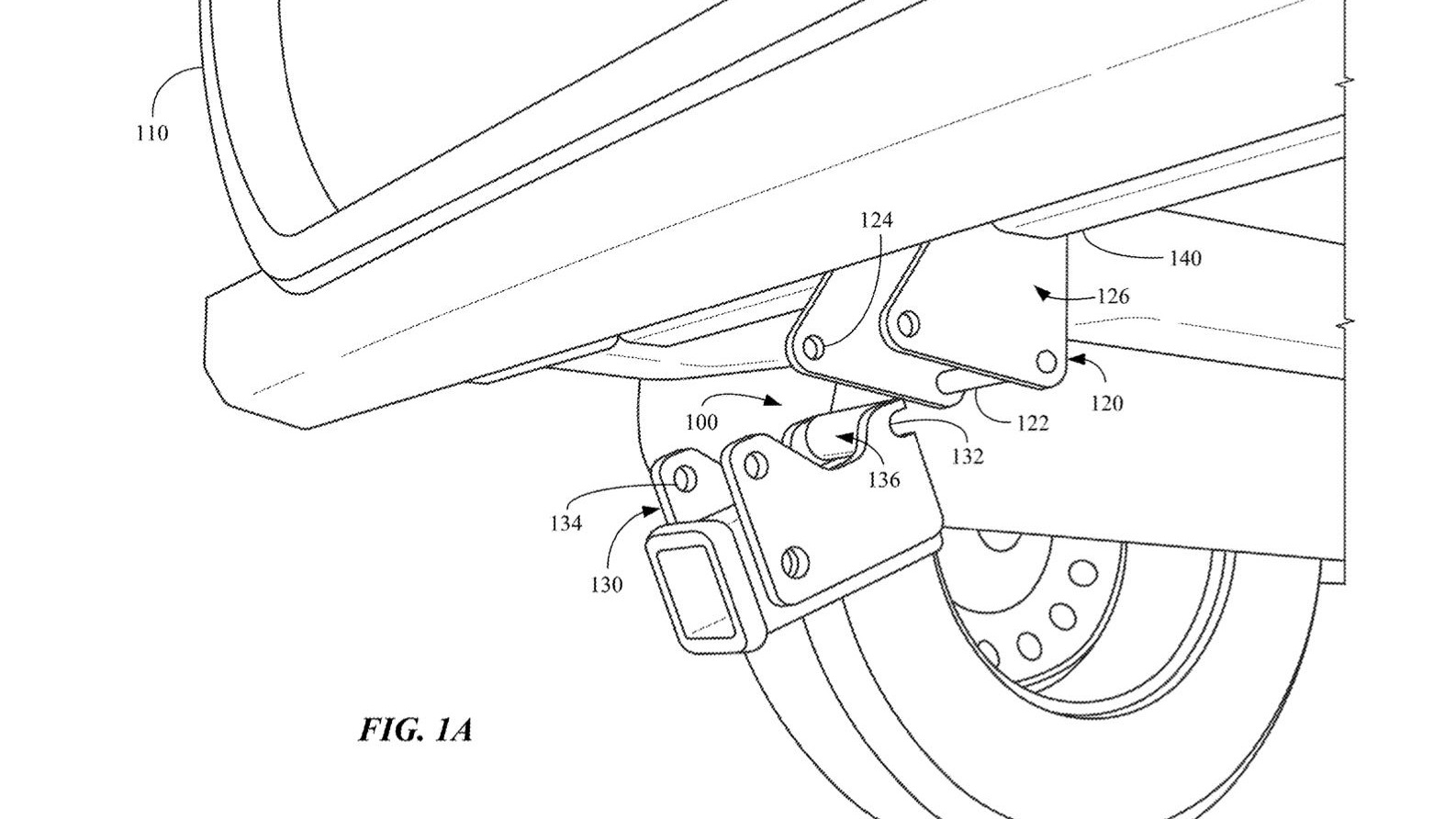 Rivian accessory hitch patent image