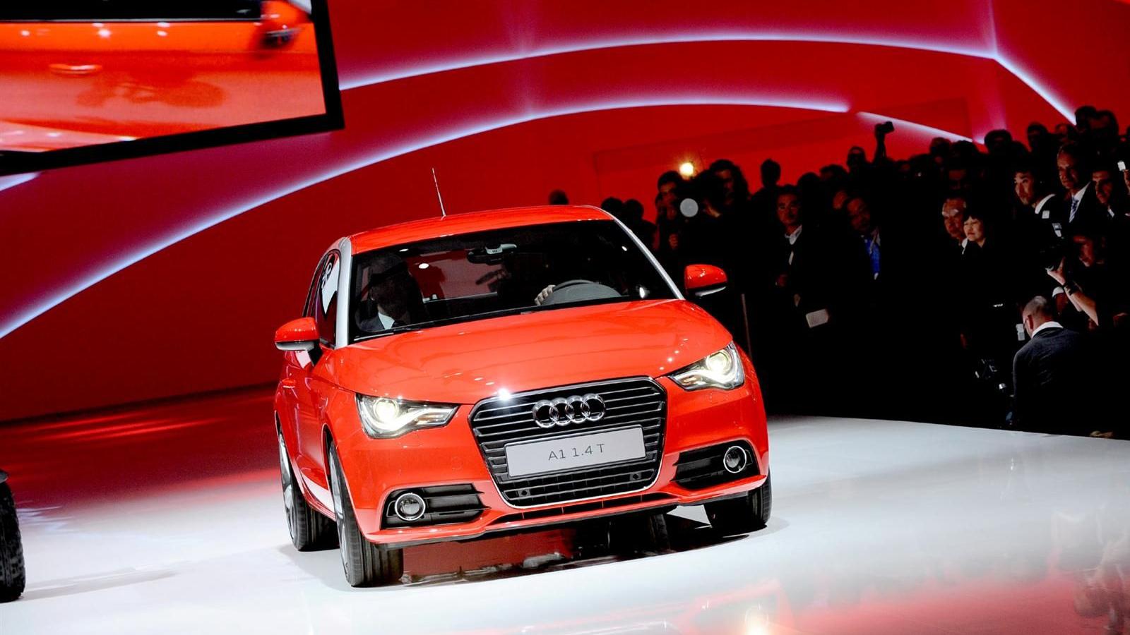 2011 Audi A1 live in Geneva. Photos © United Pictures, Int'l.