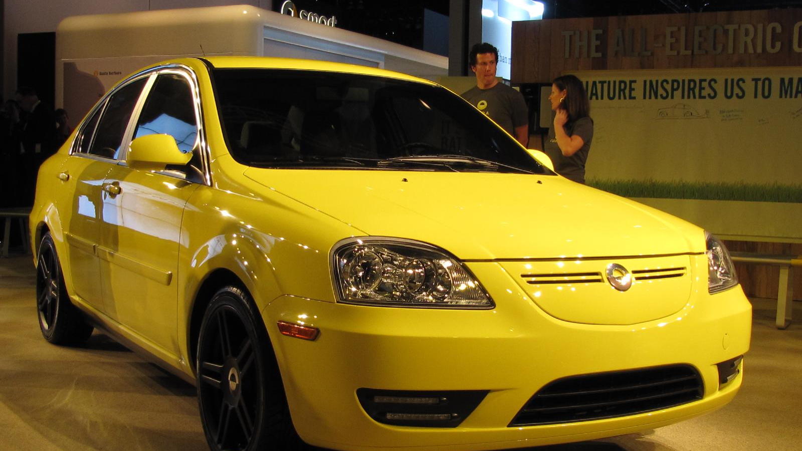 2011 Coda Sedan electric car, at 2010 Los Angeles Auto Show