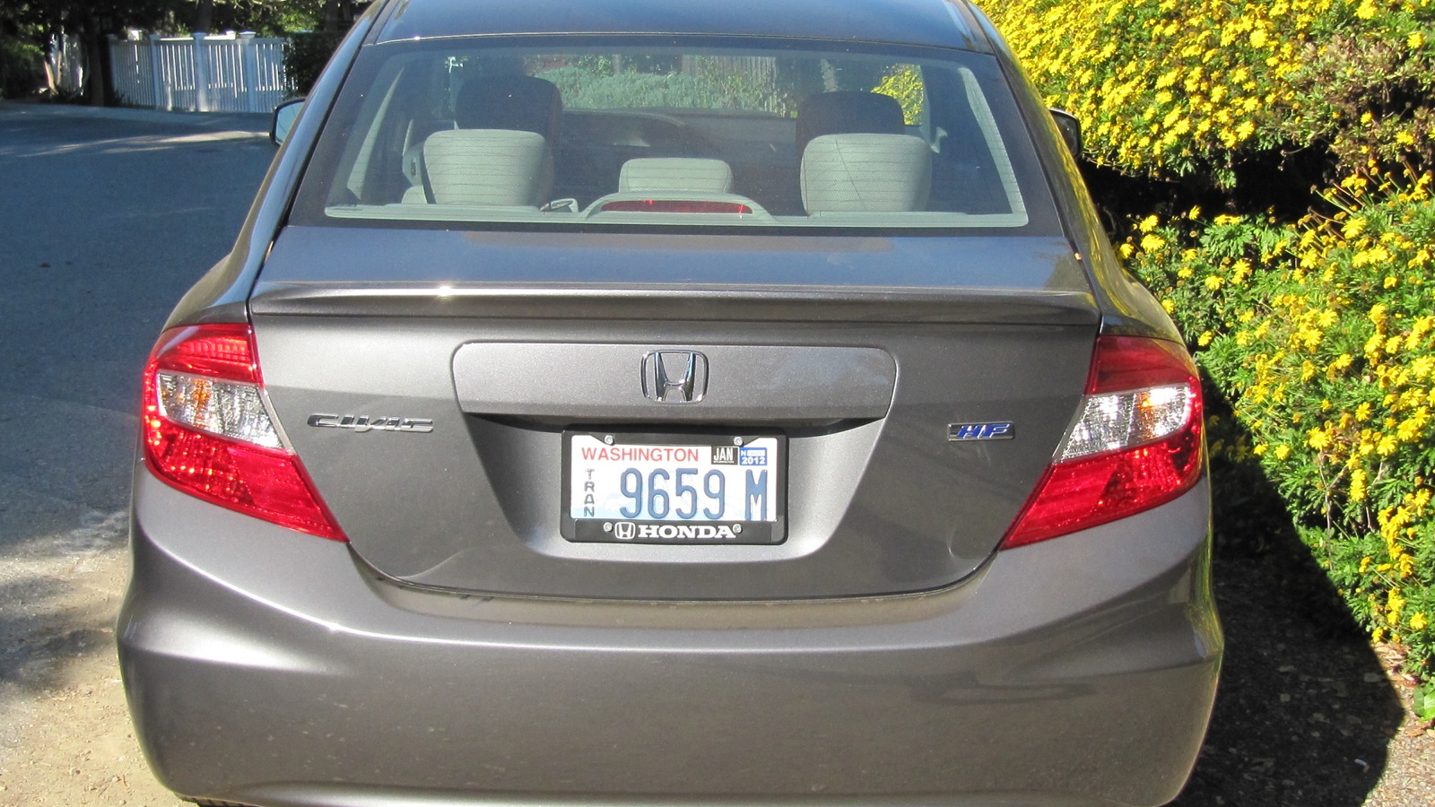 2012 Honda Civic HF, Palo Alto, California, October 2011