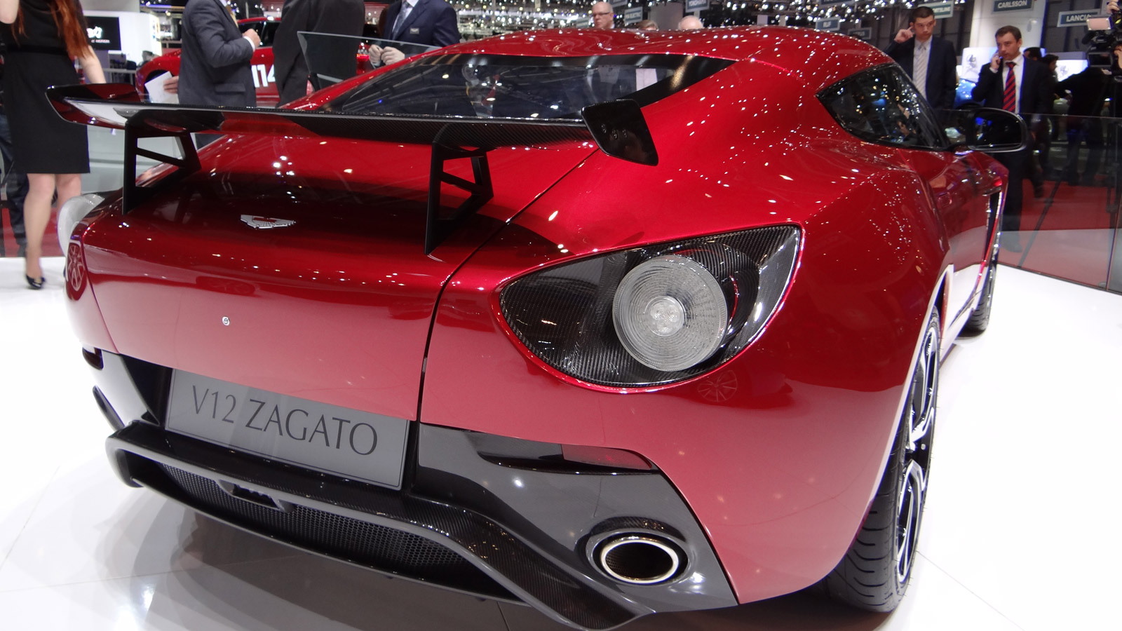 Aston Martin V12 Zagato production model live photos