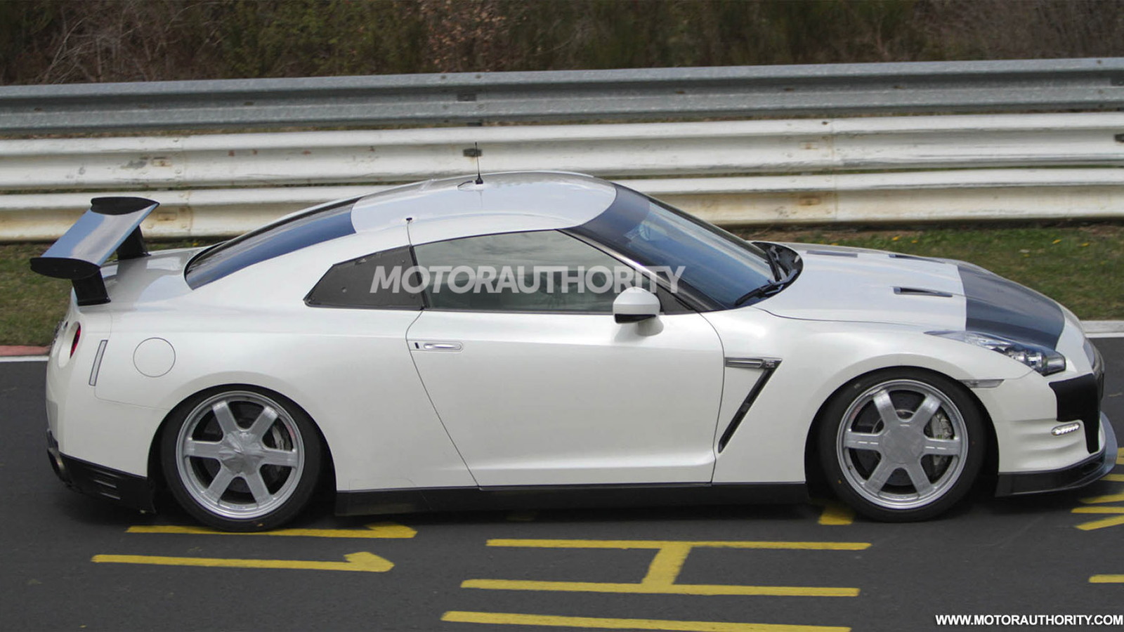 2013 Nissan GT-R Club Track Edition testing at the Nürburgring 