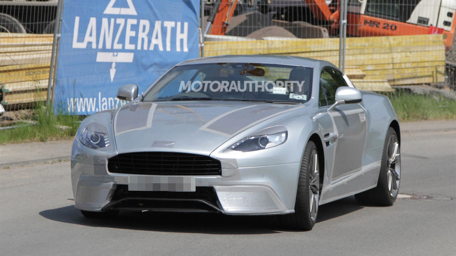 2013 Aston Martin DBS replacement spy shots