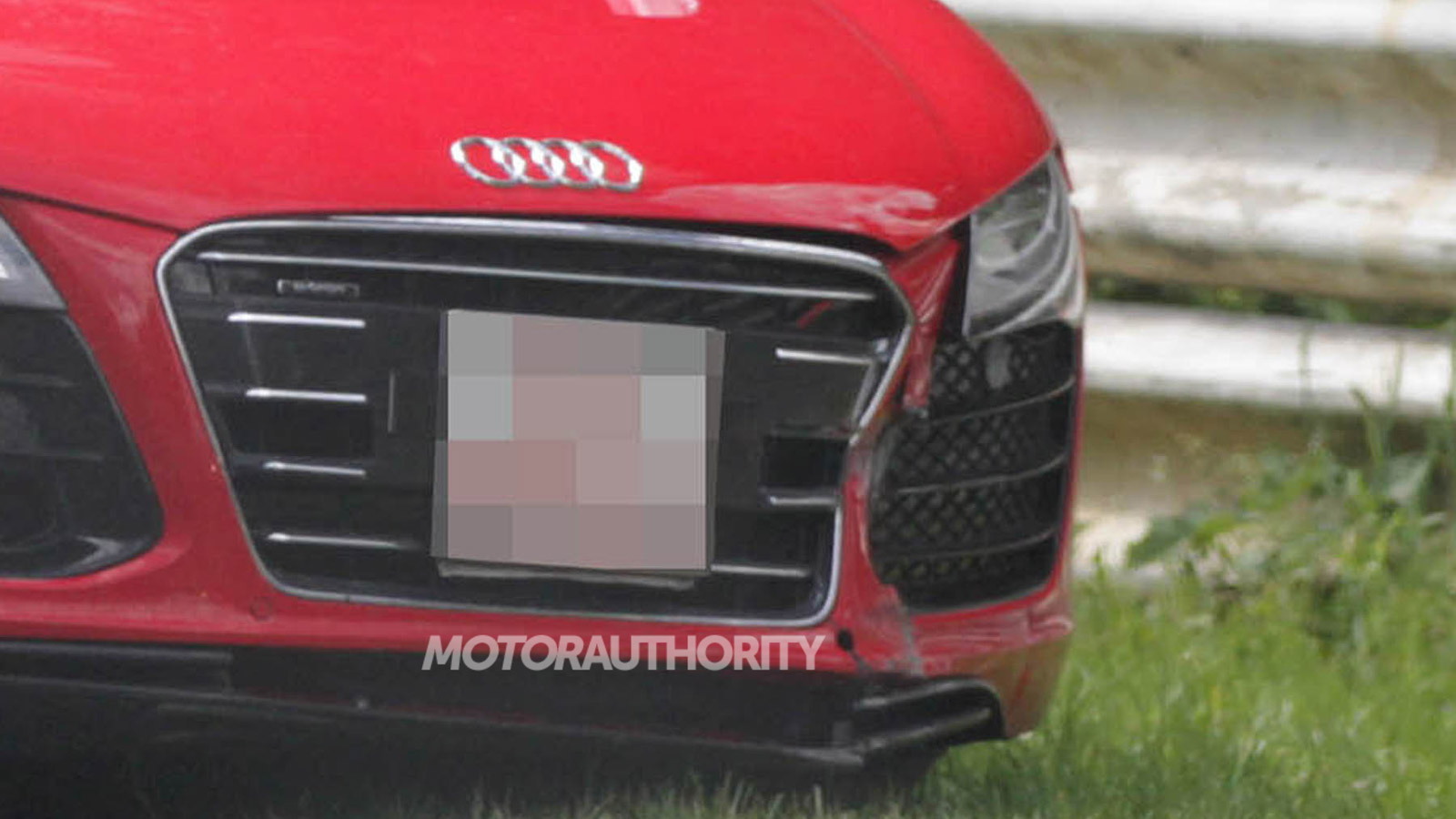 2013 Audi R8 e-tron that crashed at the Nürburgring in July 2012