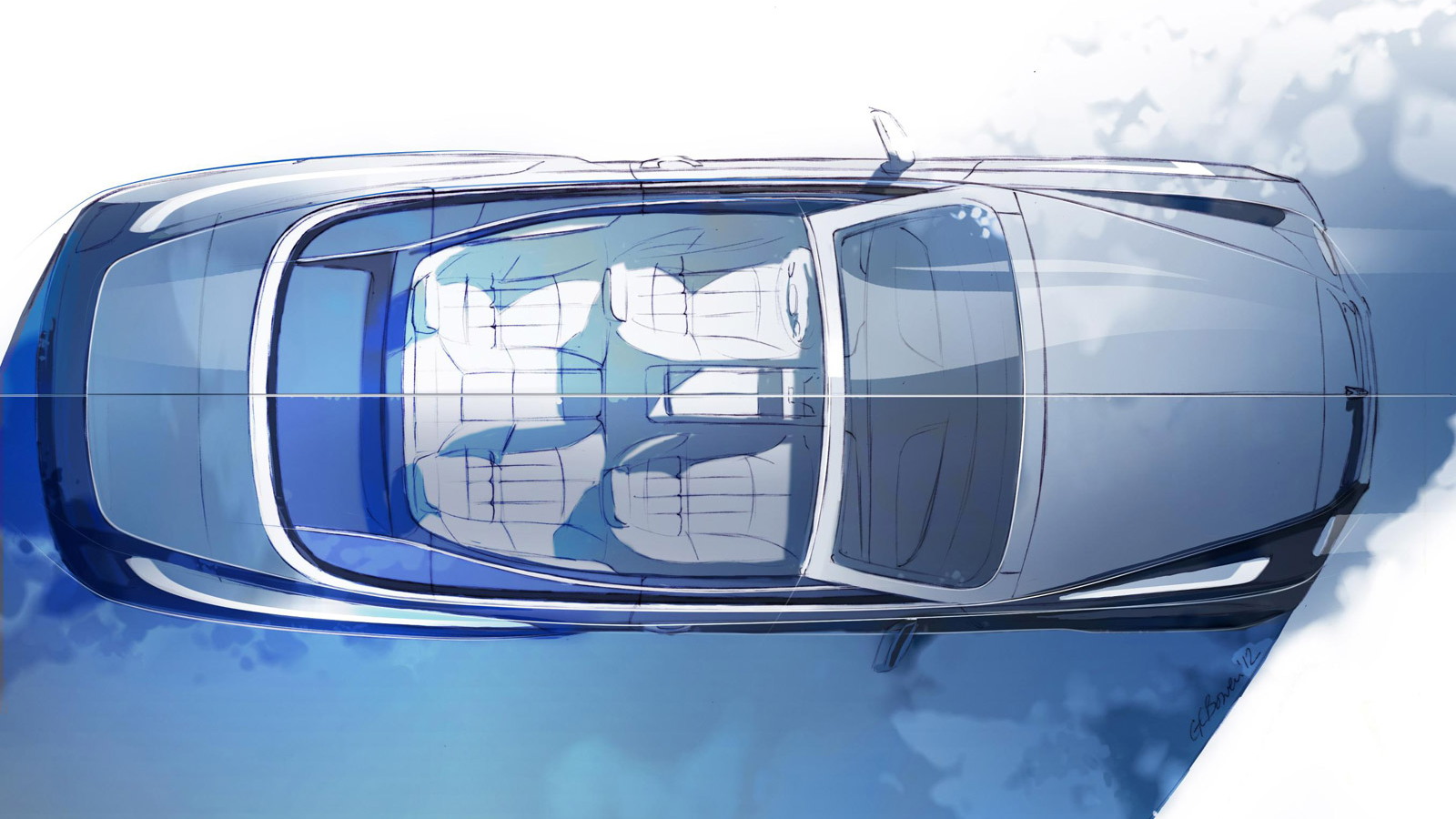 Bentley Mulsanne Convertible Concept preview sketches