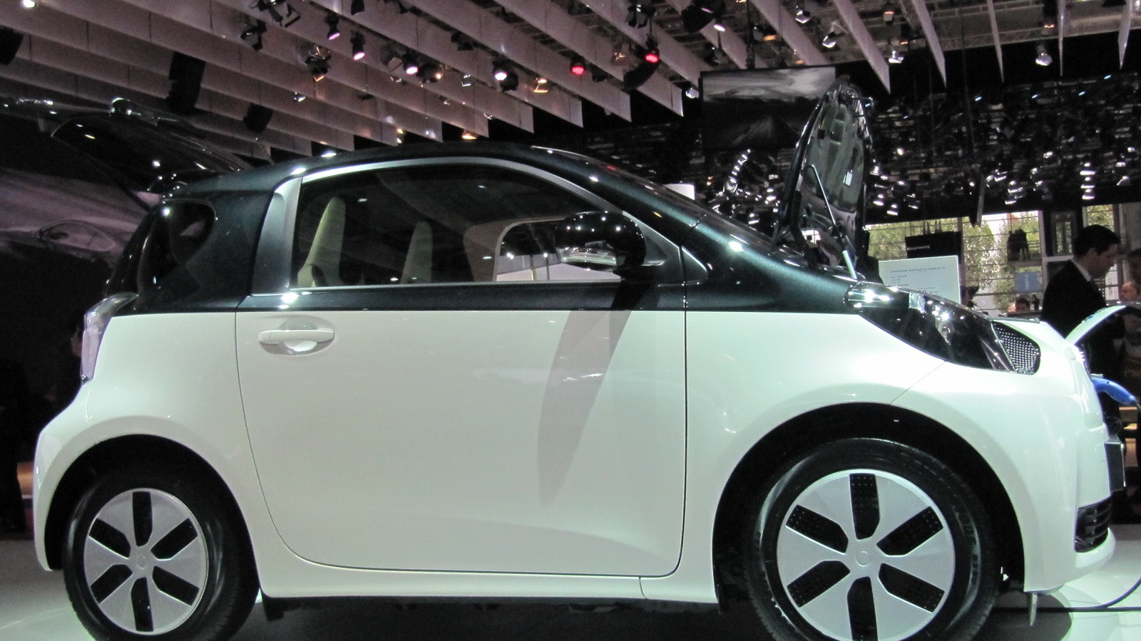 Toyota iQ EV electric car at 2012 Paris Auto Show
