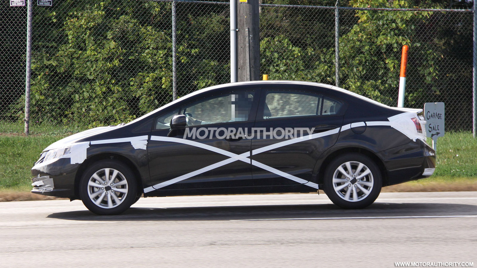 2013 Honda Civic facelift spy shots