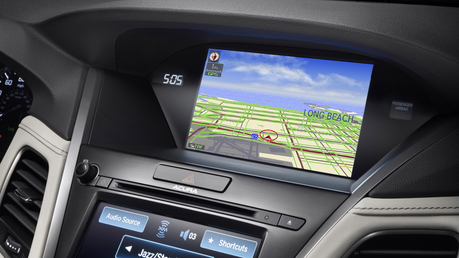 Next-generation AcuraLink connectivity system in the 2014 Acura RLX
